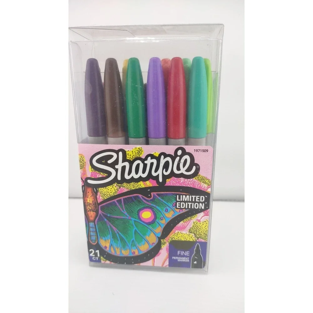 Sharpie Limited Edition Assorted Colors Fine Point Tip Permanent‎ Markers 21ct